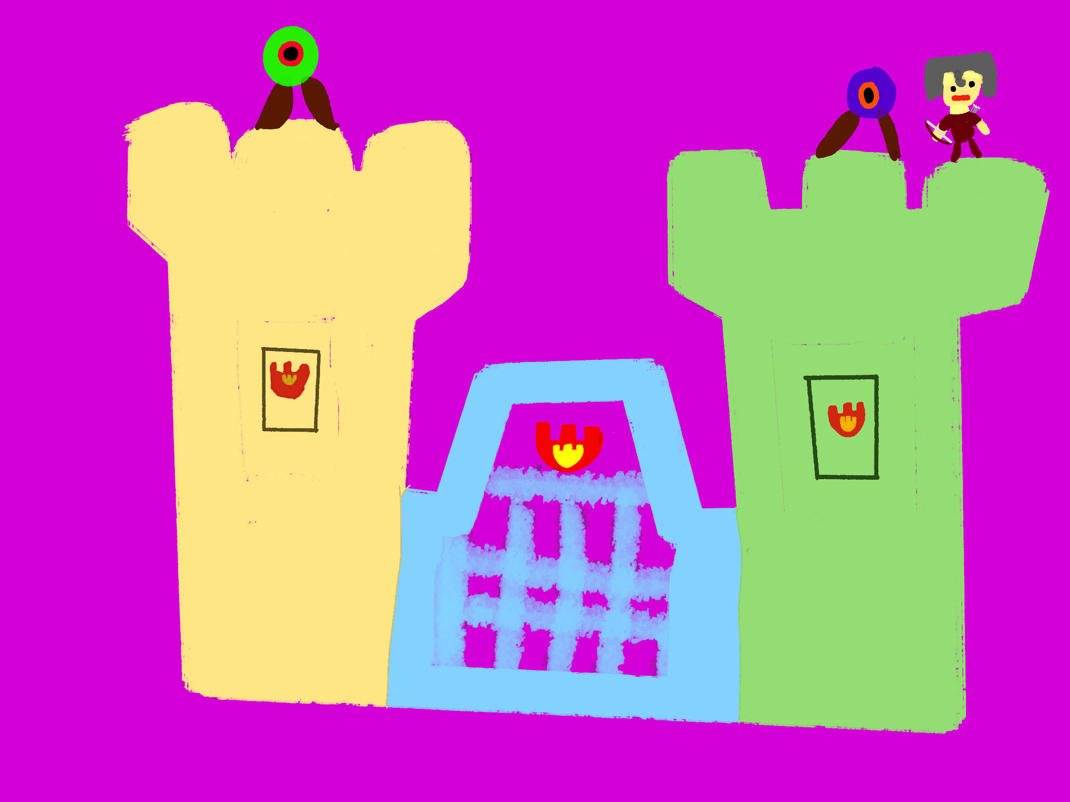 The colorful castle