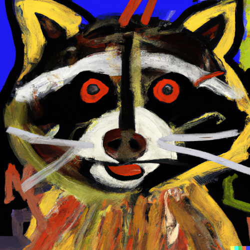 Abstract Raccoon #2